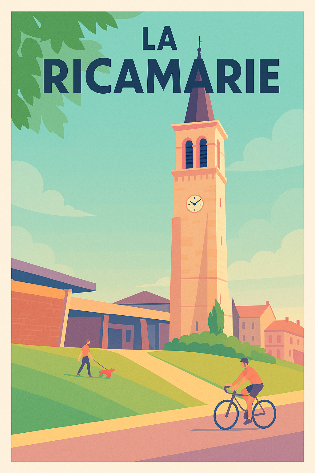Affiche de La Ricamarie - Charme et sérénité au cœur de la ville