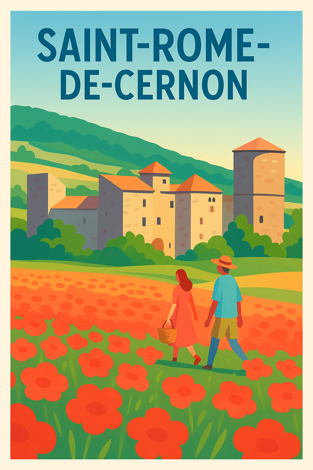 Affiche de Saint-Rome-de-Cernon - Charme provençal et nature préservée
