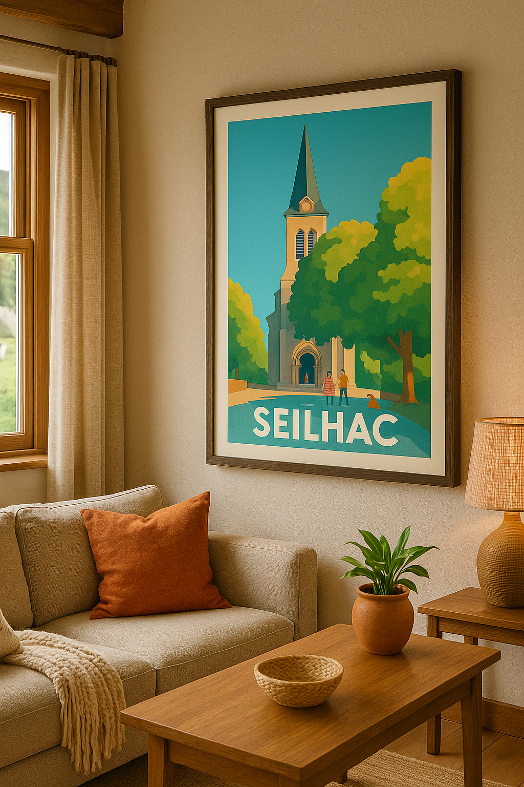 Mise en situation Affiche de Seilhac - Charme et sérénité au cœur du village