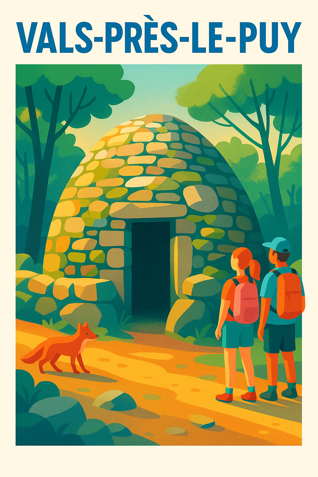 Affiche de Vals-près-le-Puy - À la découverte des trésors naturels et historiques