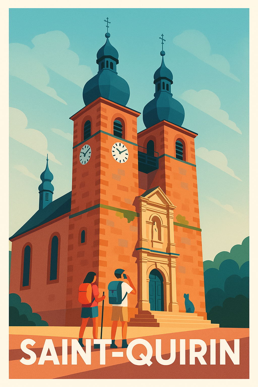 Affiche de Saint-Quirin - Découvrez le charme historique