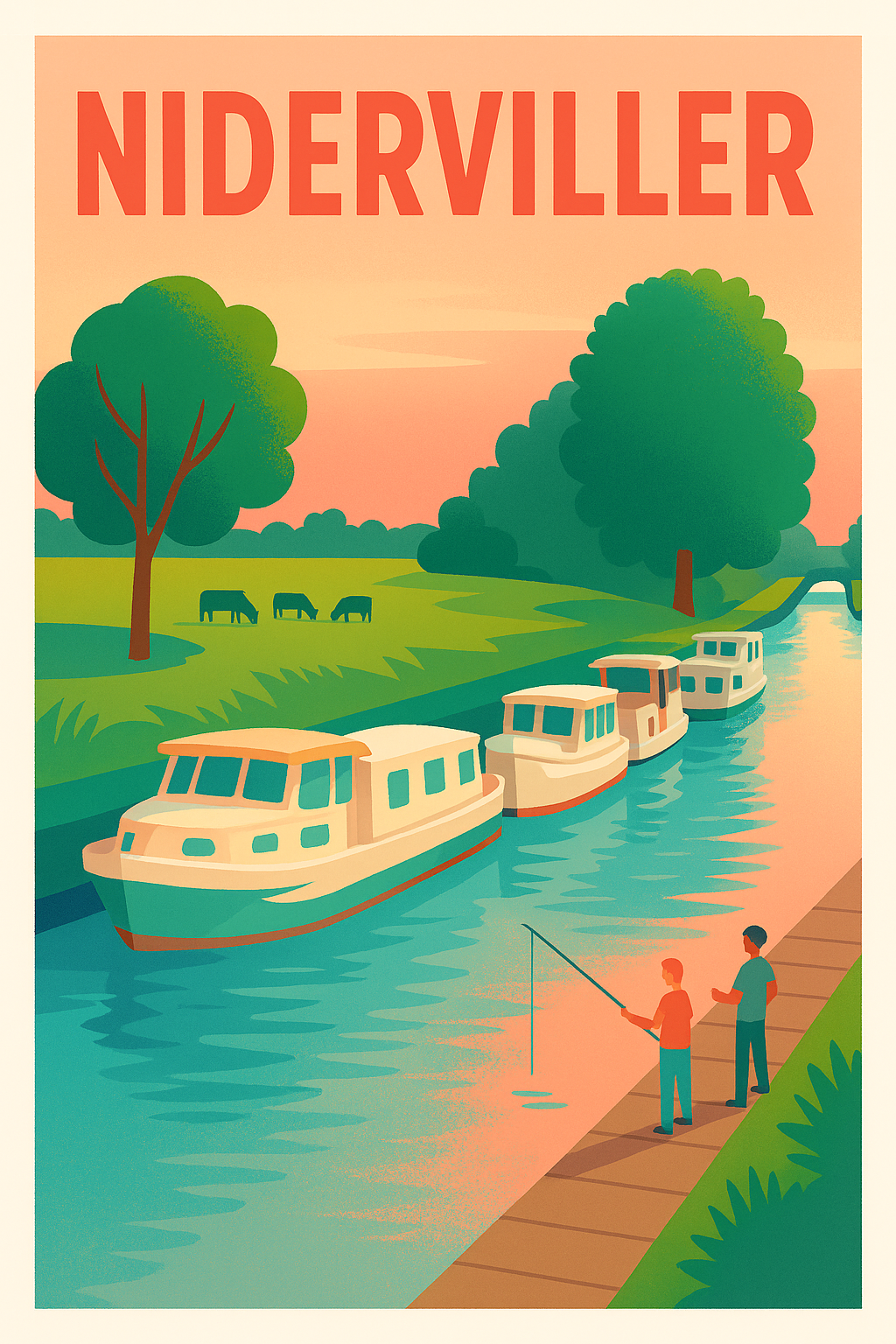 Affiche de Niderviller - Charme bucolique au fil de l'eau