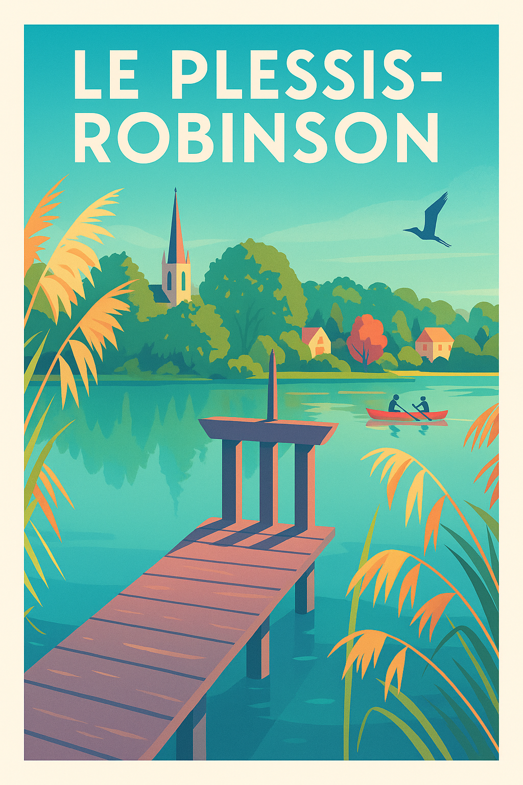 Affiche de Le Plessis-Robinson - Escapade paisible au bord de l'eau