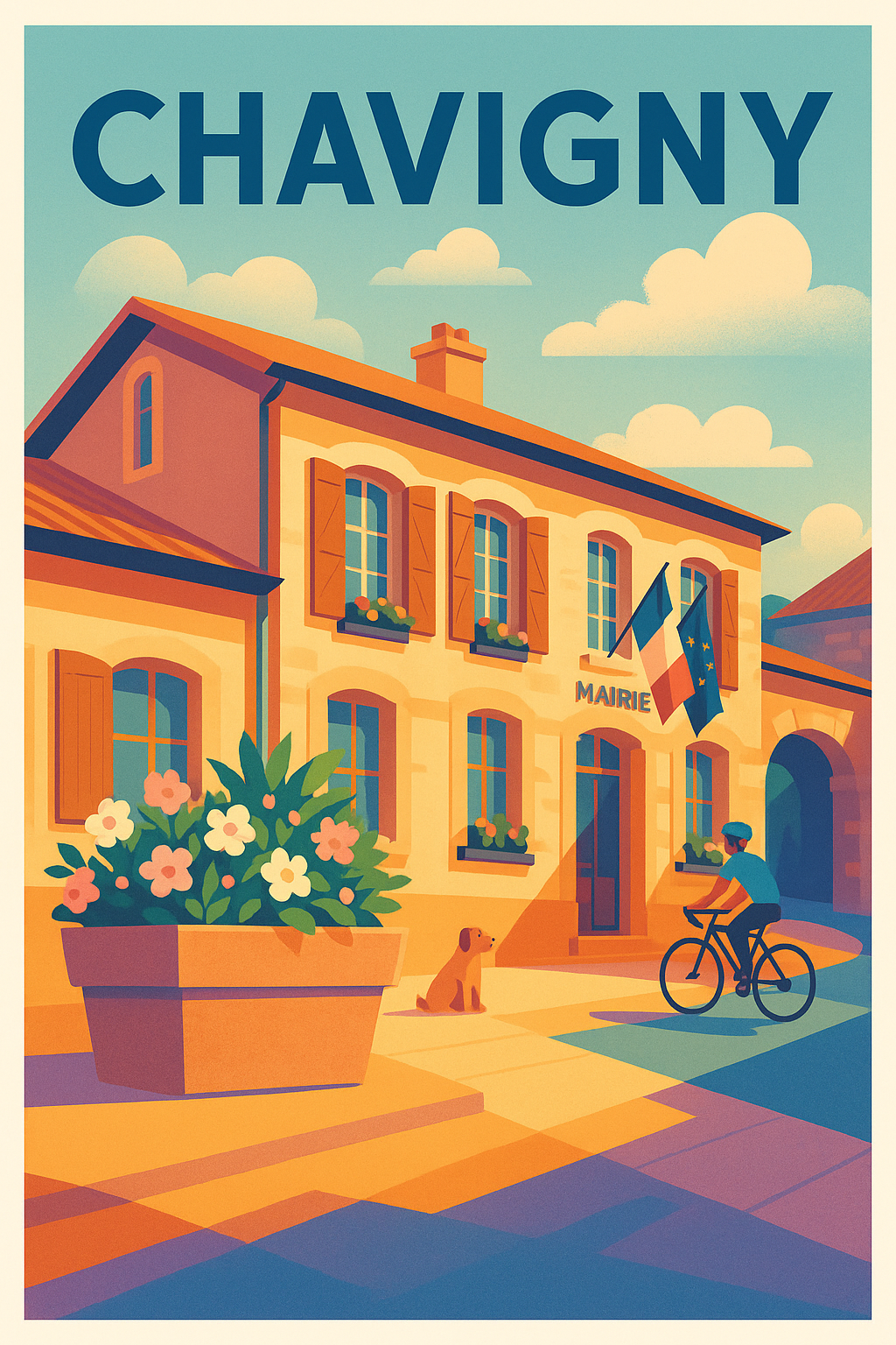 Affiche de Chavigny - Charme et douceur de la vie locale