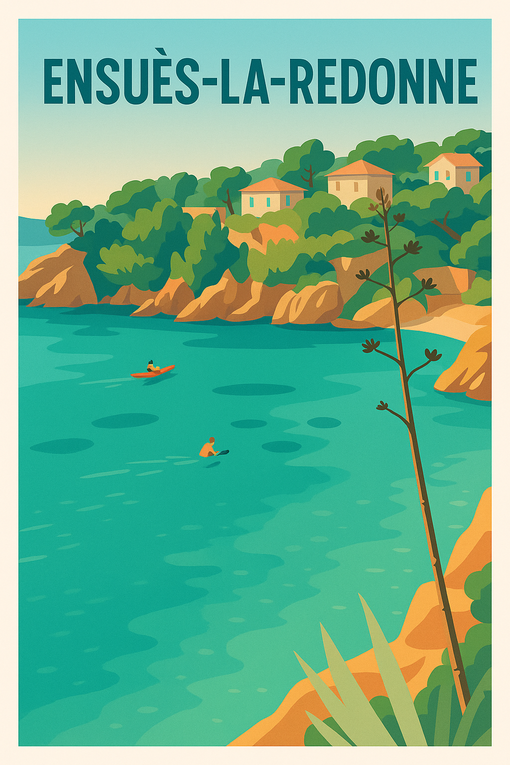Affiche de Ensuès-la-Redonne - La Sérénité Méditerranéenne à l'État Pur