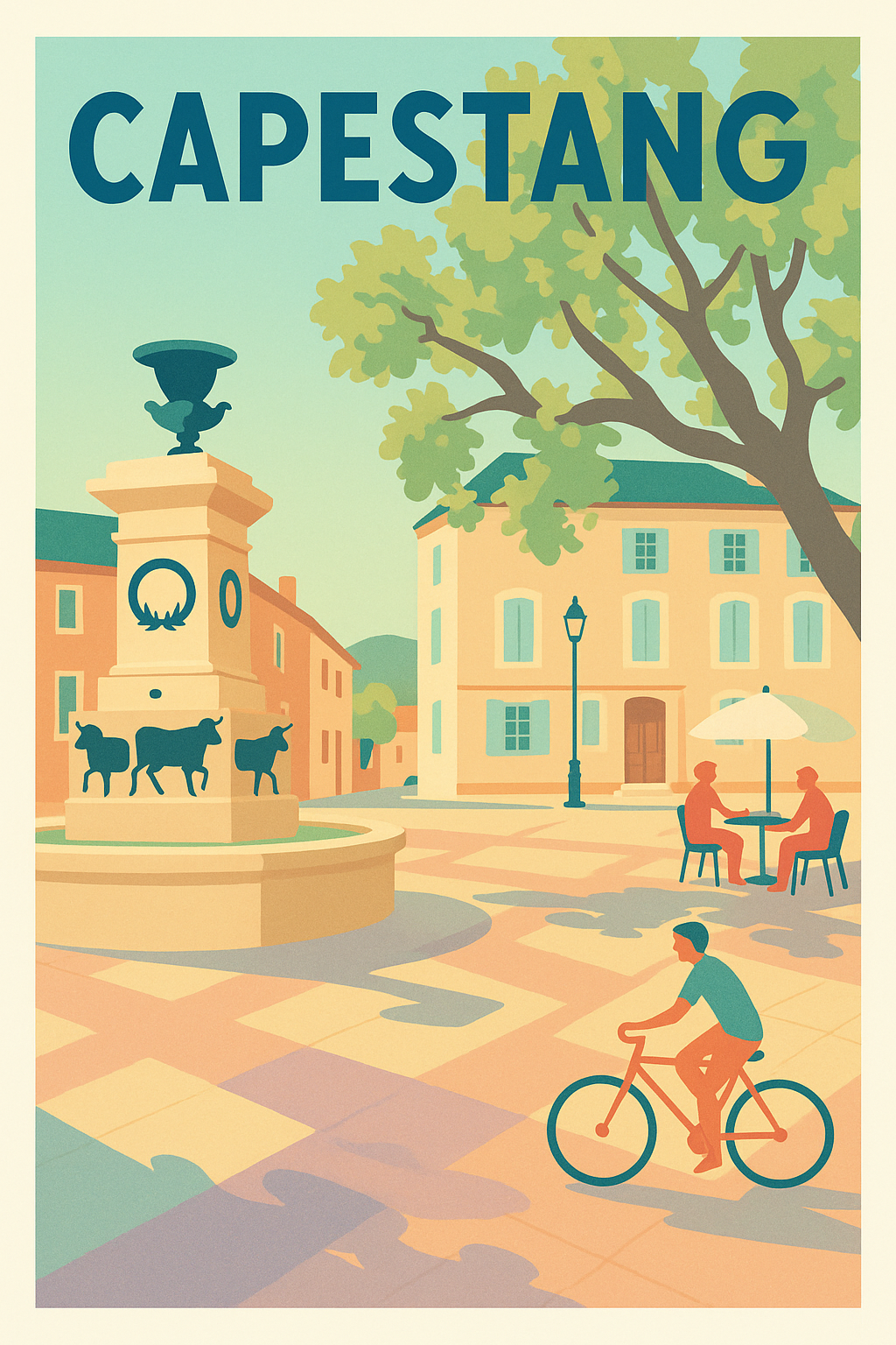 Affiche de Capestang - Charme et douceur du Sud