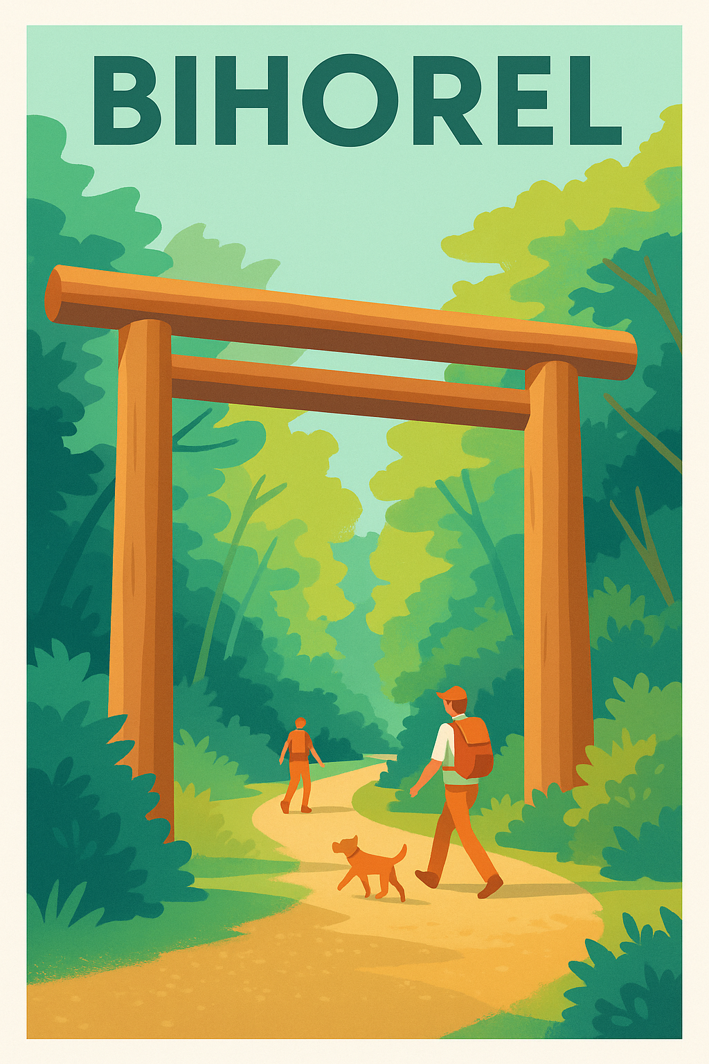 Affiche de Bihorel - Promenade nature et sérénité