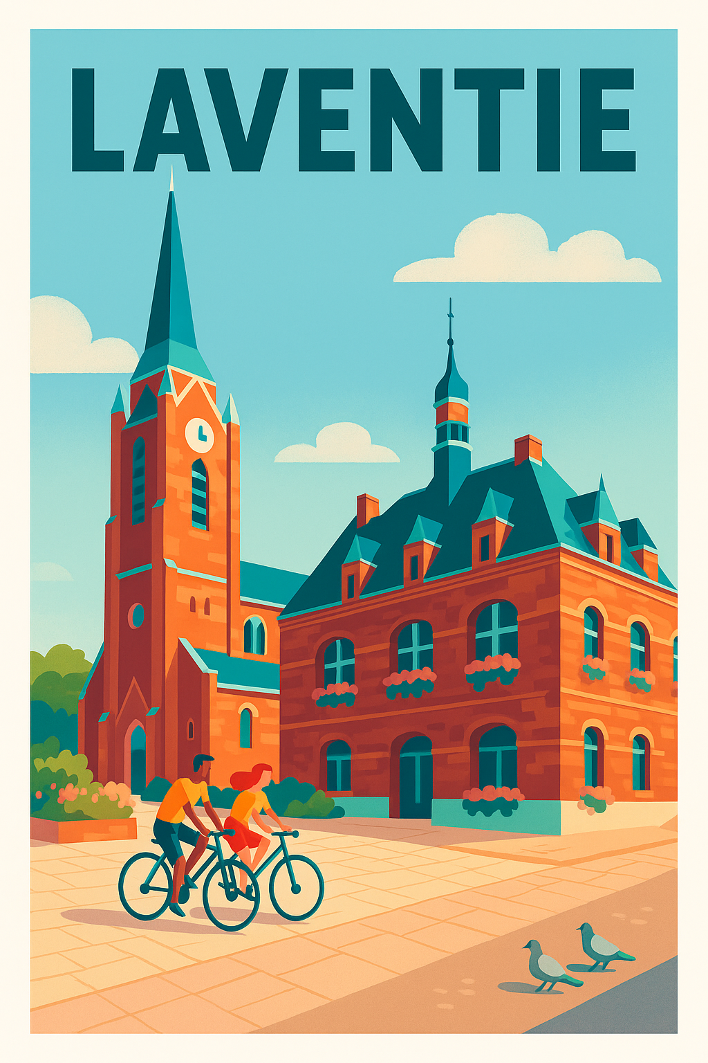 Affiche de Laventie - Charme et douceur de la vie locale