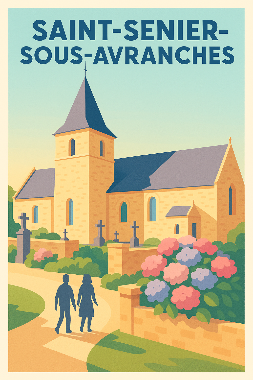 Affiche de Saint-Senier-sous-Avranches - Un coin paisible et charmant