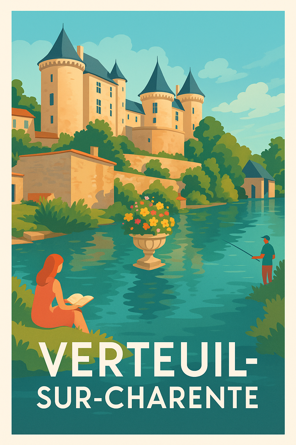Affiche de Verteuil-sur-Charente - Havre de paix et charme historique
