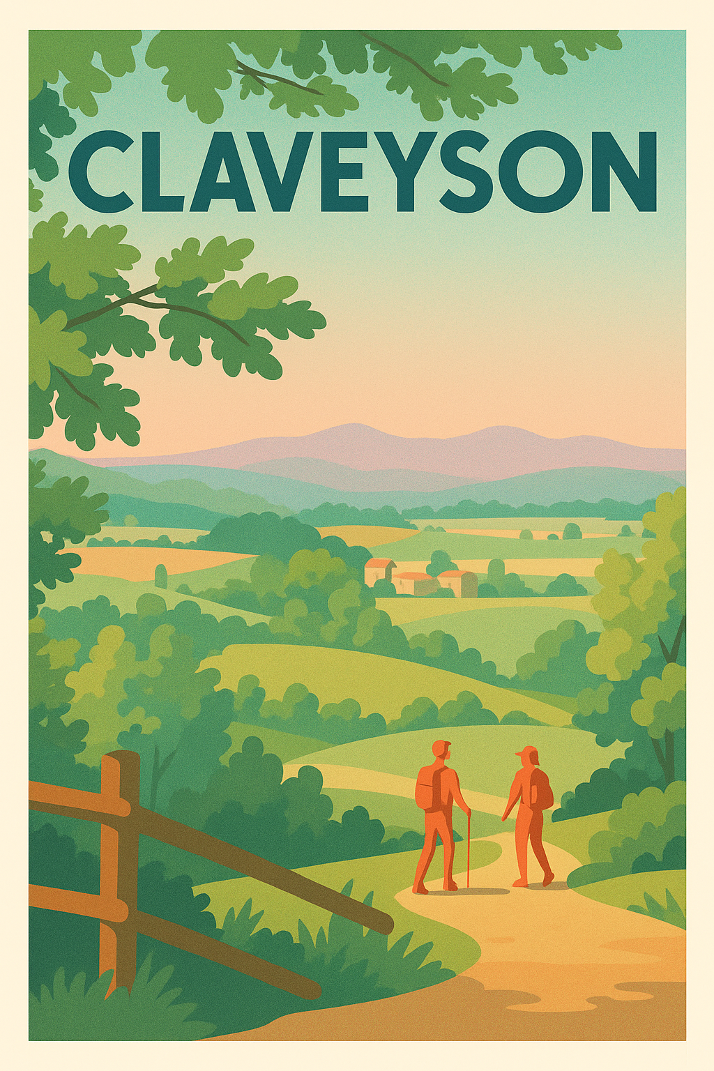 Affiche de Claveyson - Évasion champêtre au cœur de la nature
