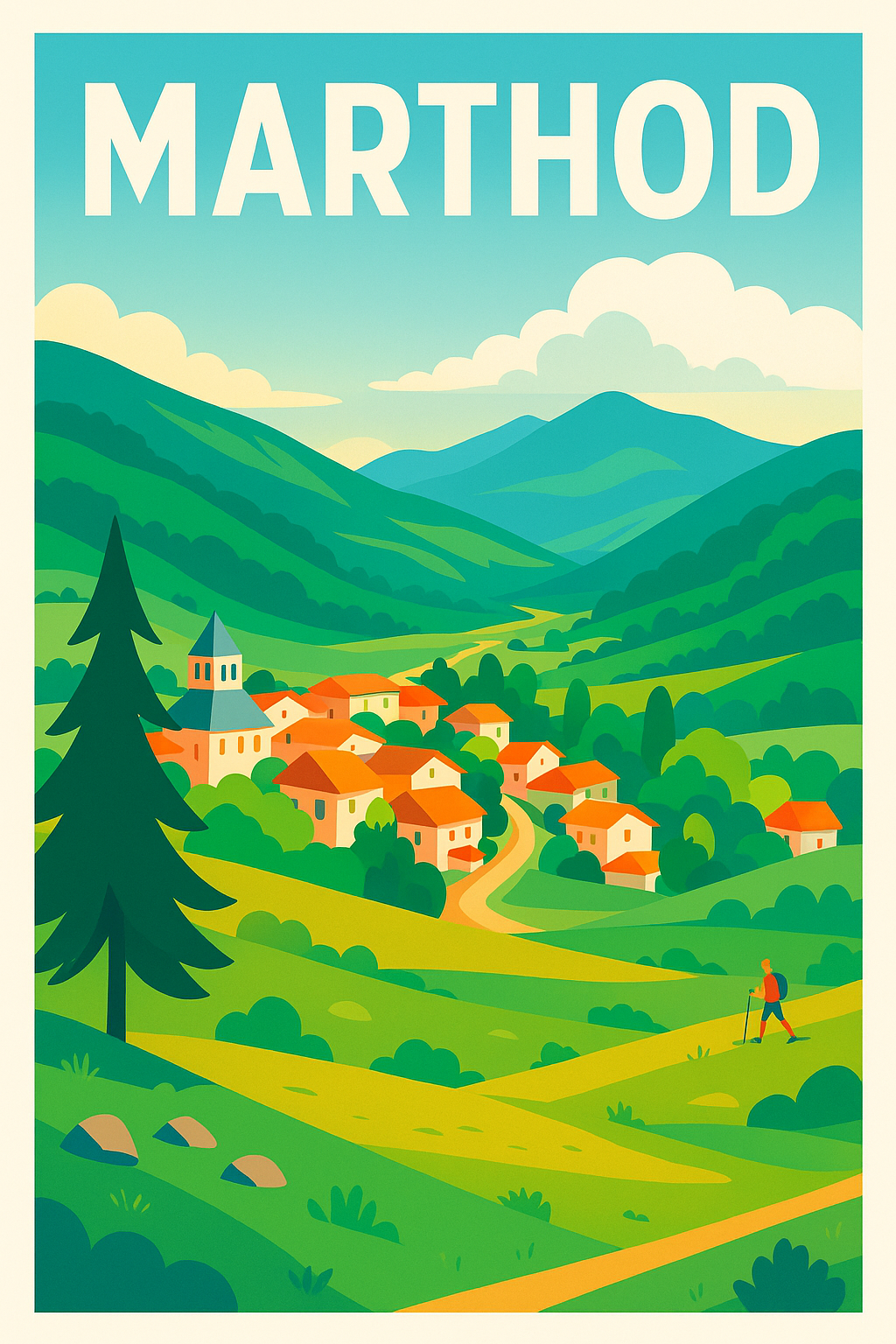 Affiche de Marthod - Évasion au cœur de la nature savoyarde