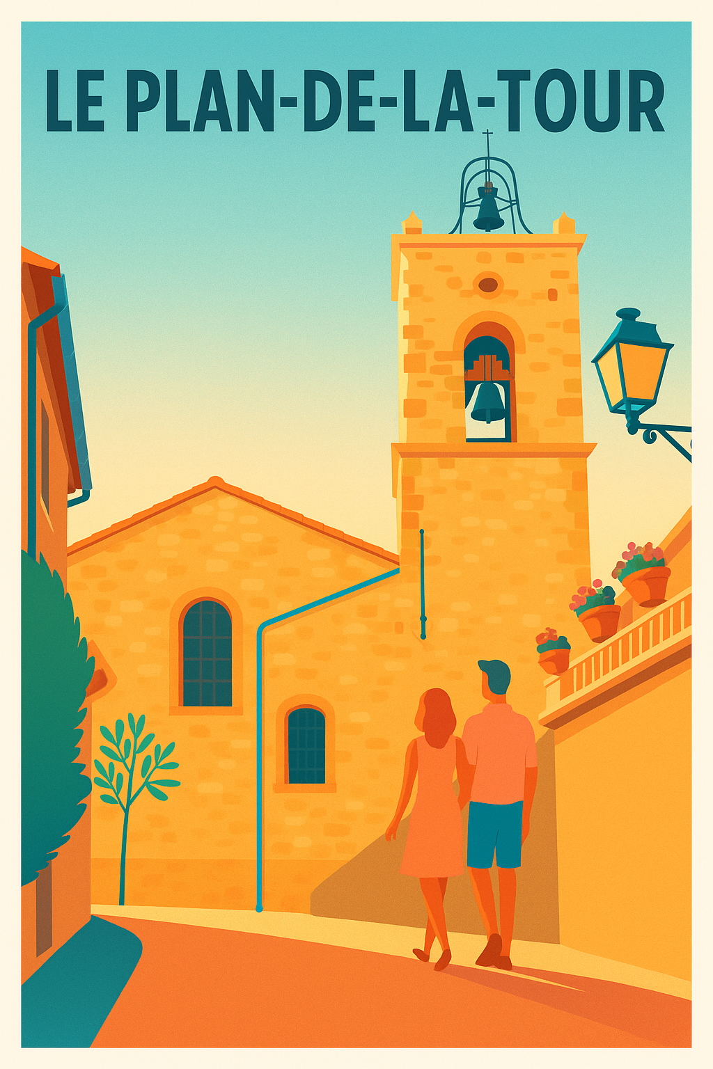 Affiche de Le Plan-de-la-Tour - Escapade ensoleillée au cœur du village