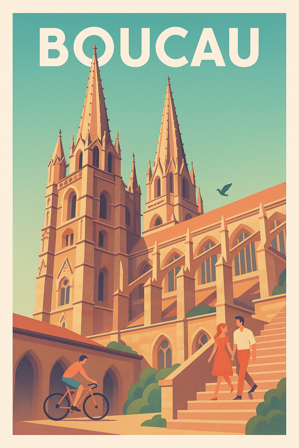 Affiche de Boucau - Charme et sérénité au cœur de la ville