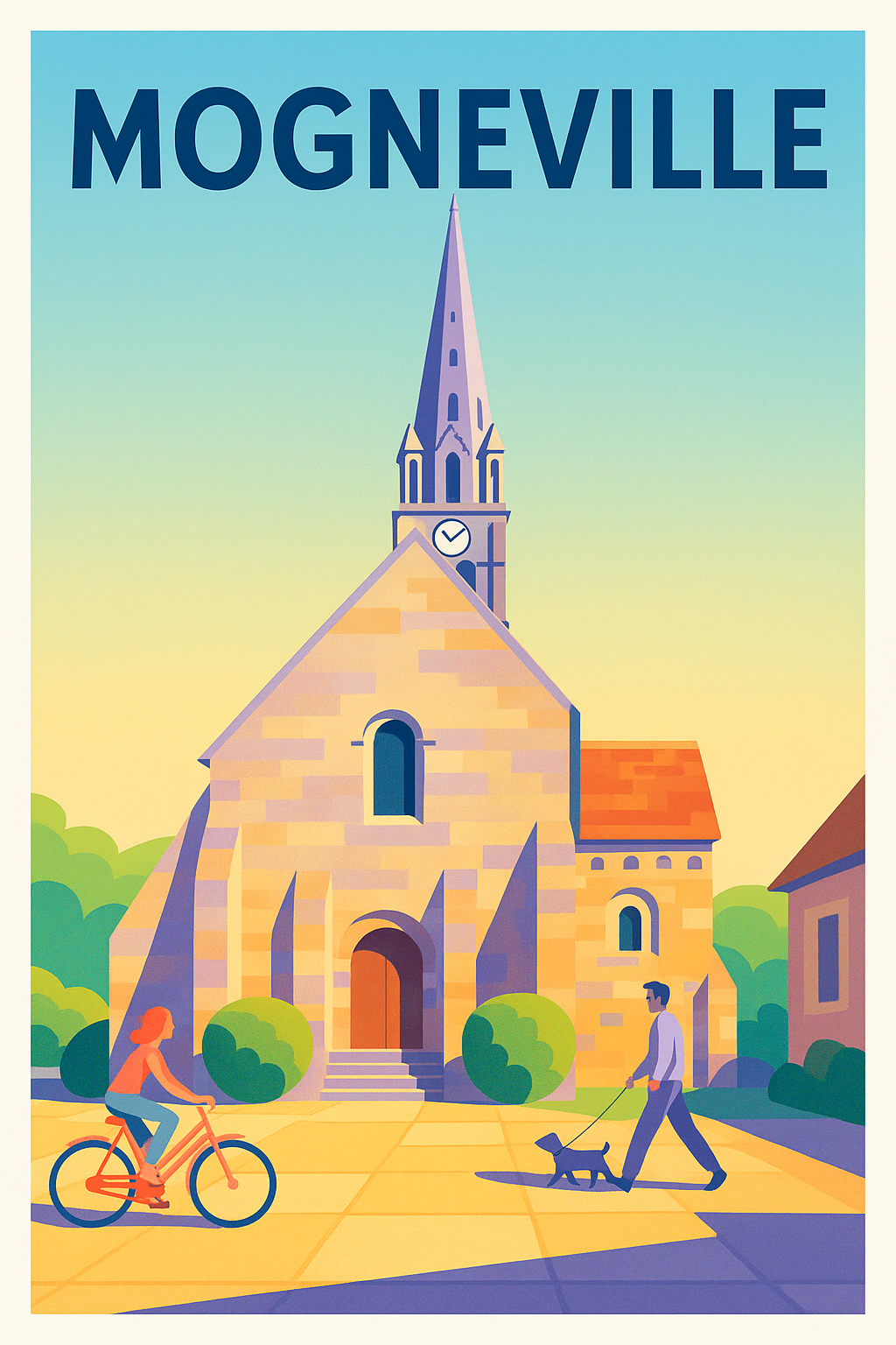 Affiche de Mogneville - Charme paisible au cœur du village