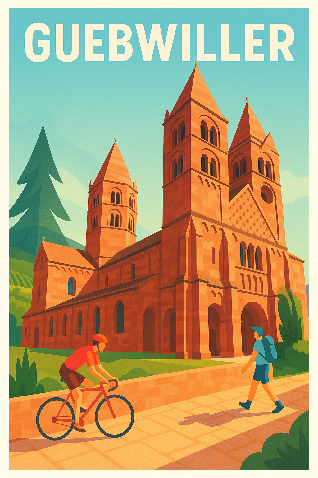 Affiche de Guebwiller - Entre patrimoine et nature