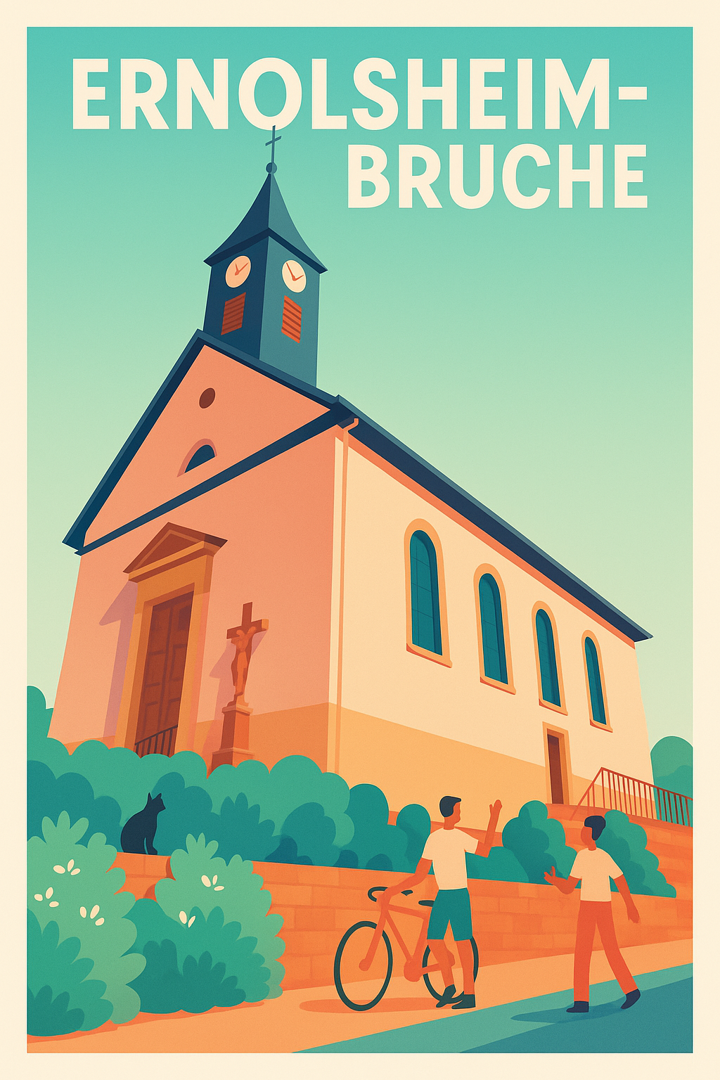 Affiche de Ernolsheim-Bruche - Charme et douceur alsacienne