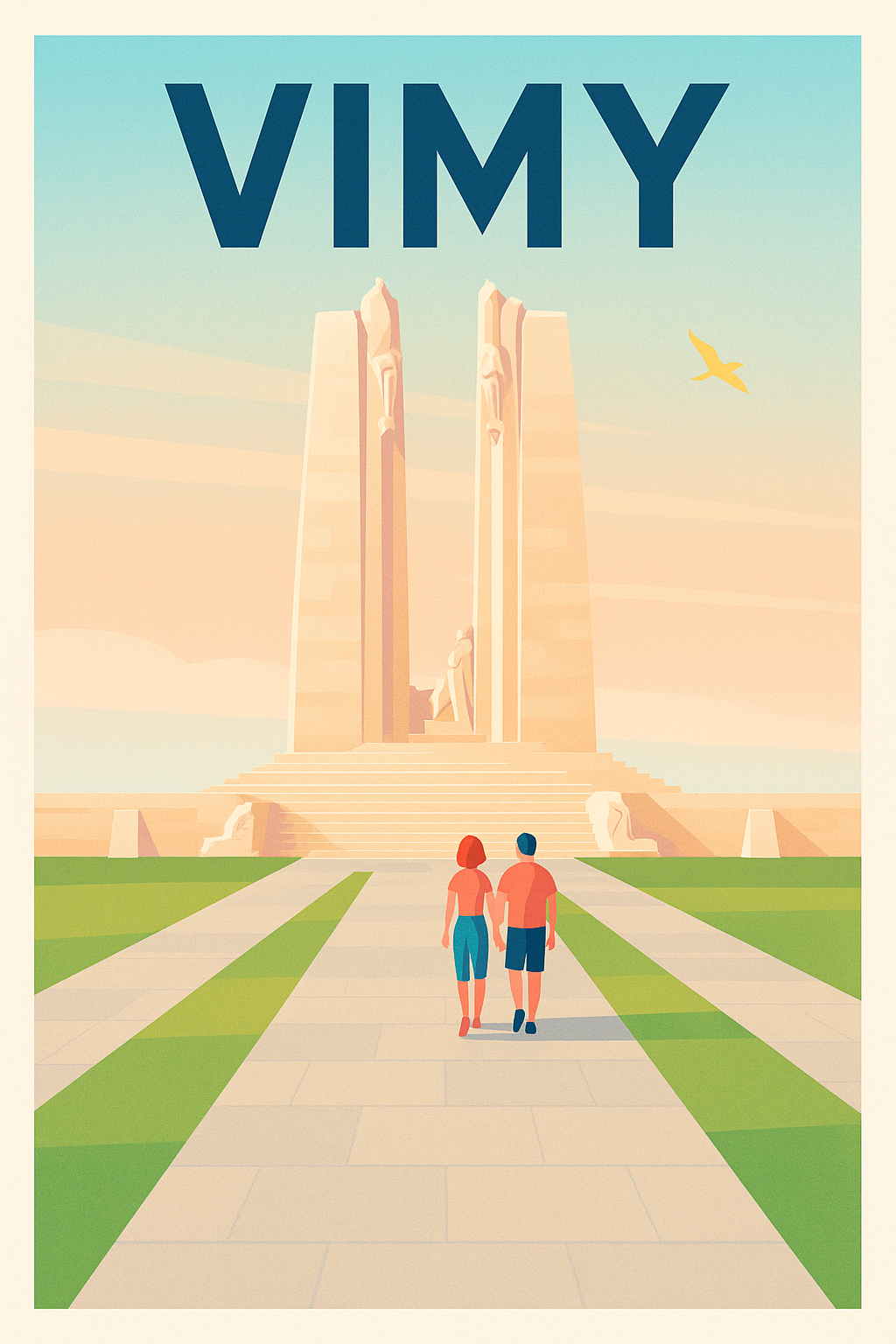 Affiche de Vimy - Mémoire et sérénité au Monument Canadien
