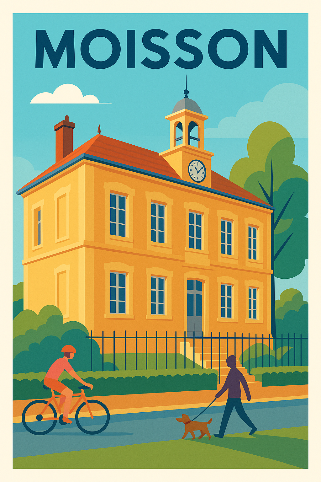 Affiche de Moisson - Charme et sérénité au cœur de la ville