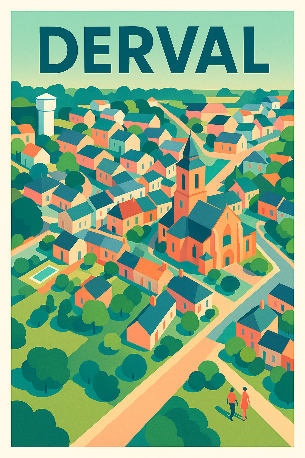 Affiche de Derval - Plongez dans le charme du village breton