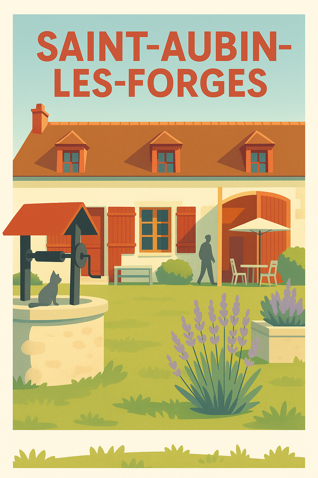 Affiche de Saint-Aubin-les-Forges - Charme bucolique au cœur de la campagne