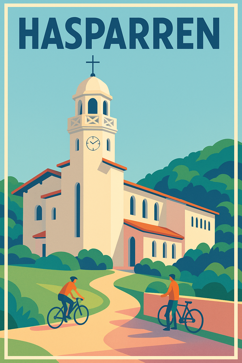 Affiche de Hasparren - Évasion bucolique au cœur du Pays Basque