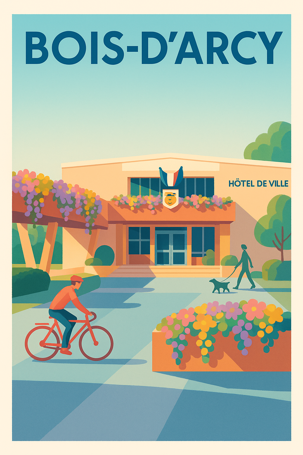 Affiche de Bois-d'Arcy - Douceur de vie au cœur de la ville