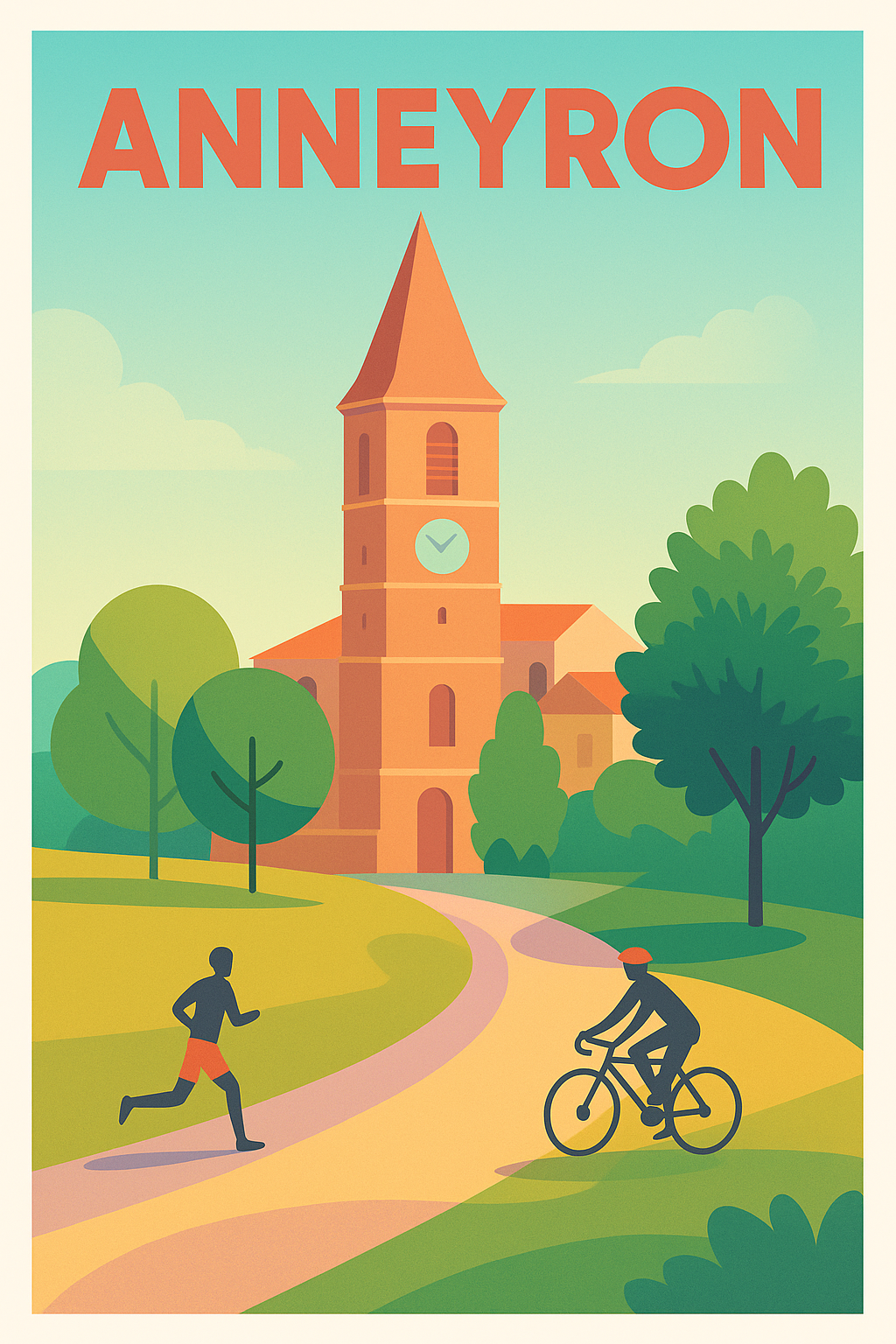 Affiche de Anneyron - Harmonie et nature au cœur de la ville