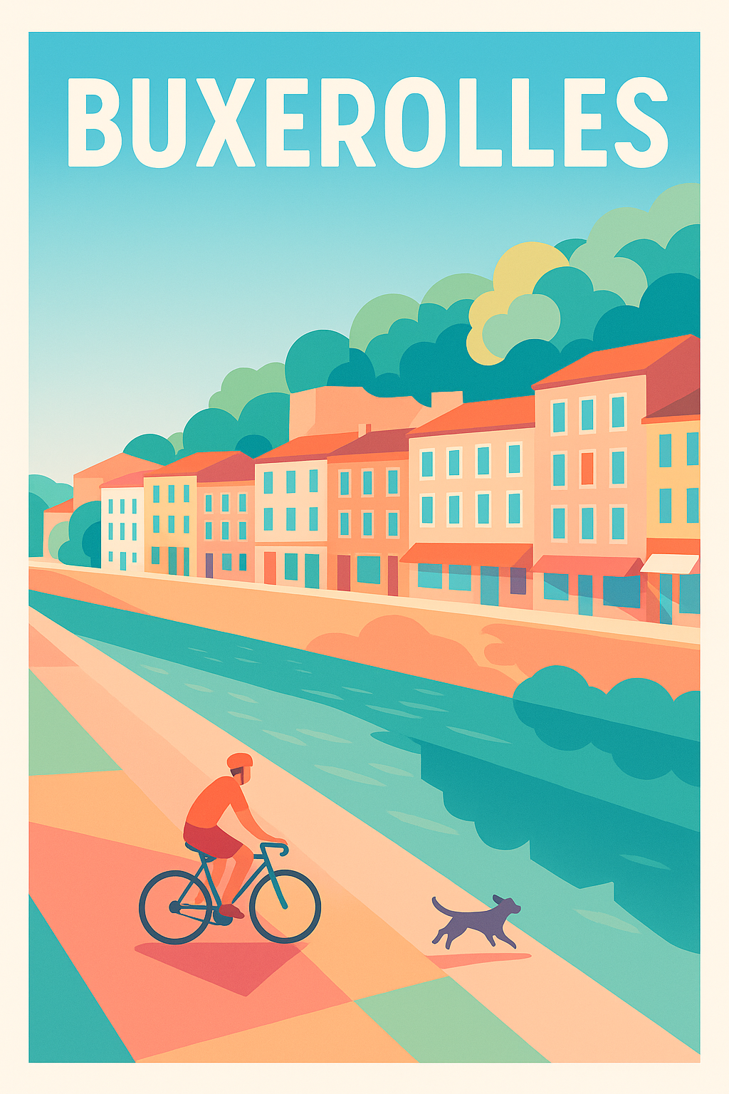 Affiche de Buxerolles - Promenade au fil de l’eau
