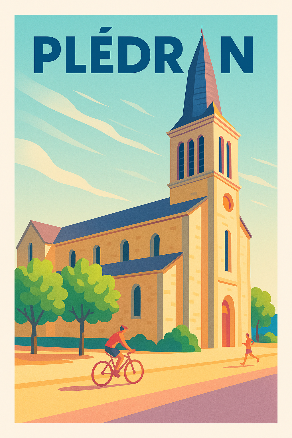 Affiche de Plédran - Charme et sérénité au cœur de la Bretagne