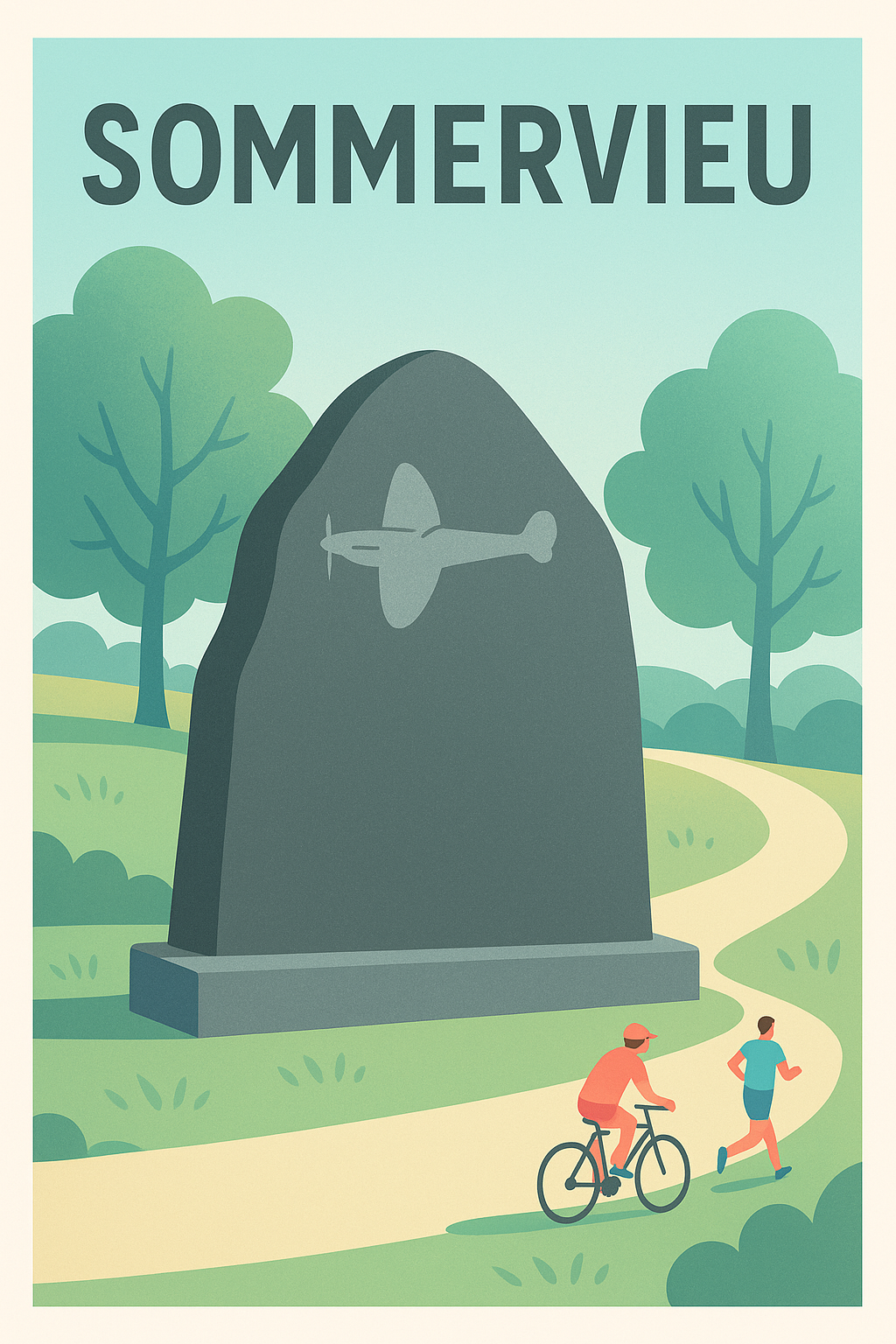 Affiche de Sommervieu - Mémoire et nature en mouvement