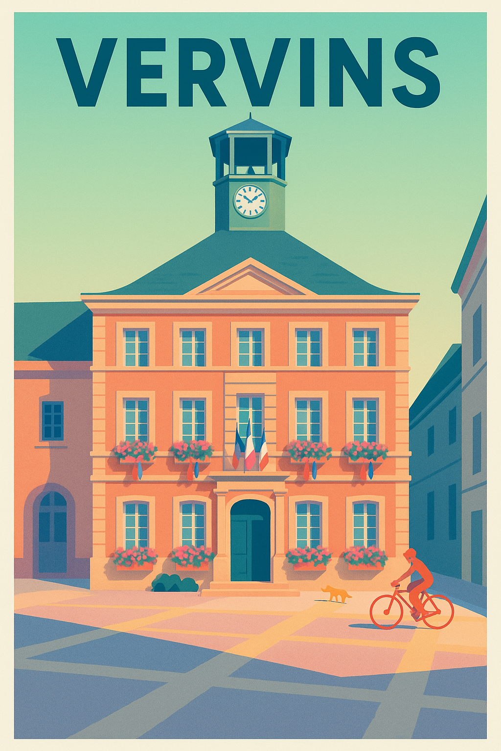 Affiche de Vervins - Élégance intemporelle au cœur de la ville