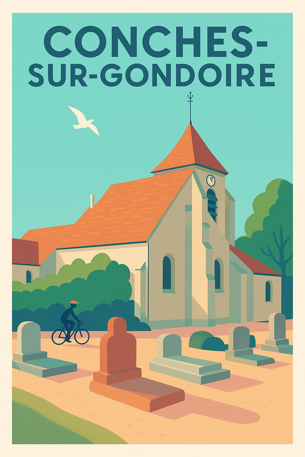 Affiche de Conches-sur-Gondoire - Charme paisible et patrimoine local