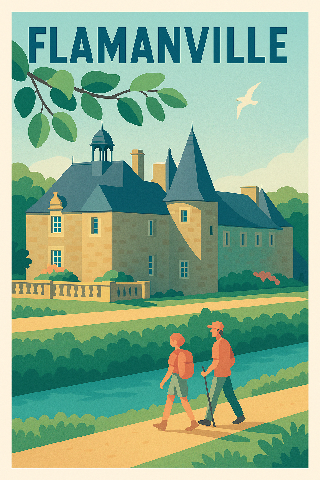 Affiche de Flamanville - Balade au cœur du patrimoine normand