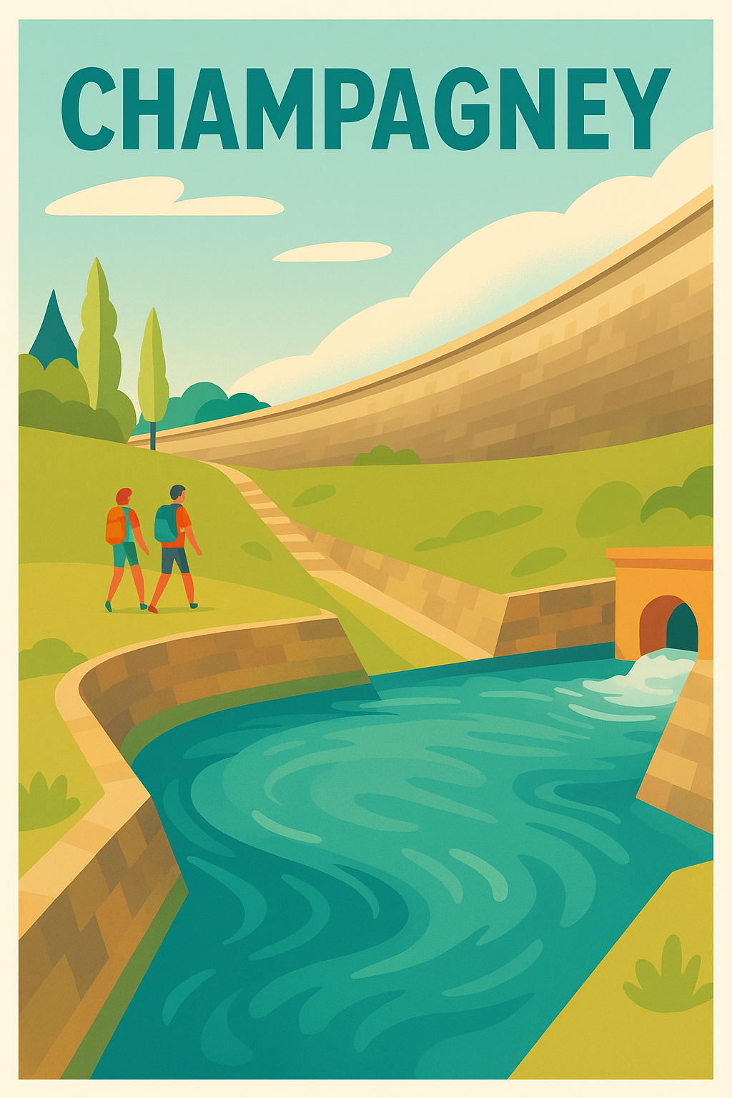 Affiche de Champagney - Évasion nature et découverte