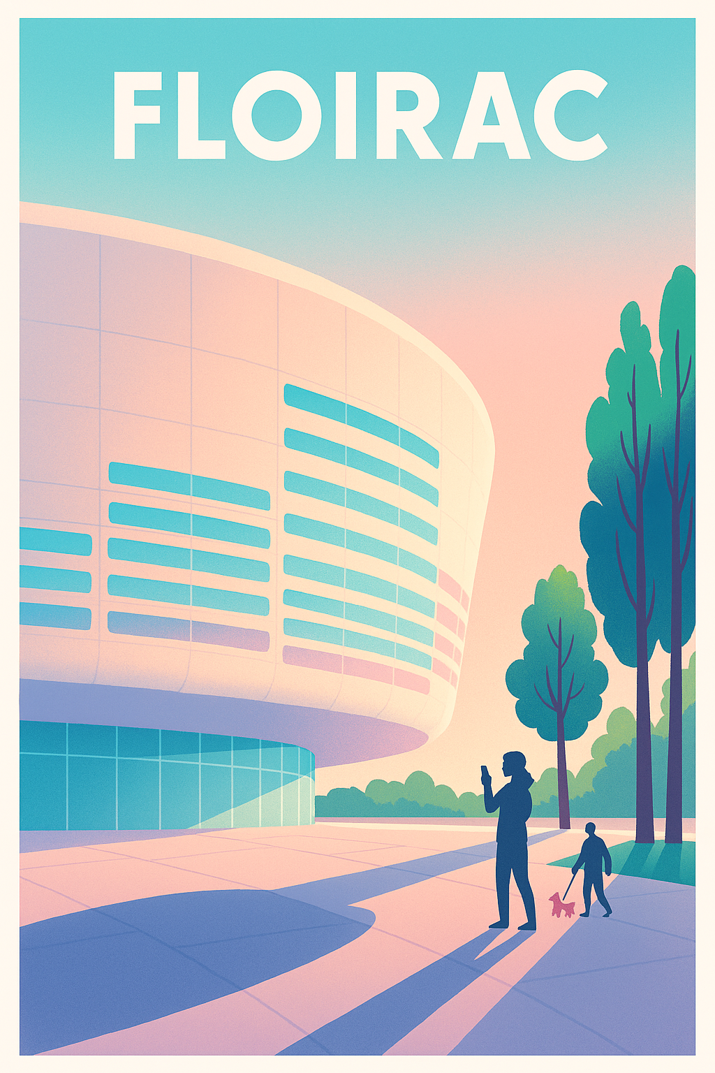 Affiche de Floirac - Une invitation à la modernité architecturale