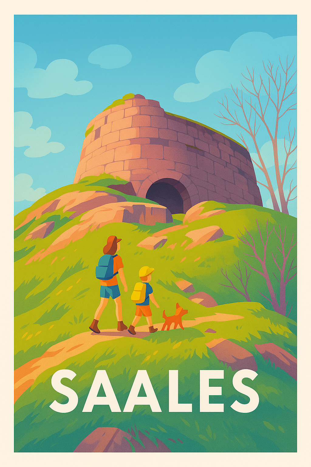 Affiche Saales — Escapade nature au cœur de l’Alsace · poster d'art de Saales