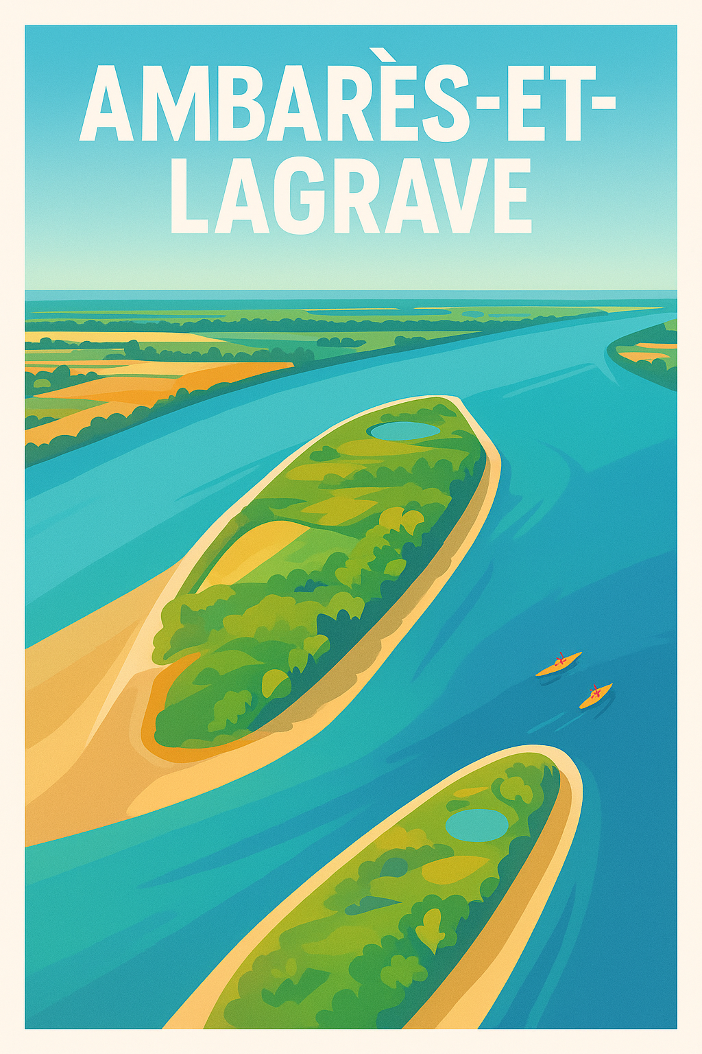 Affiche de Ambarès-et-Lagrave - Évasion fluviale en pleine nature