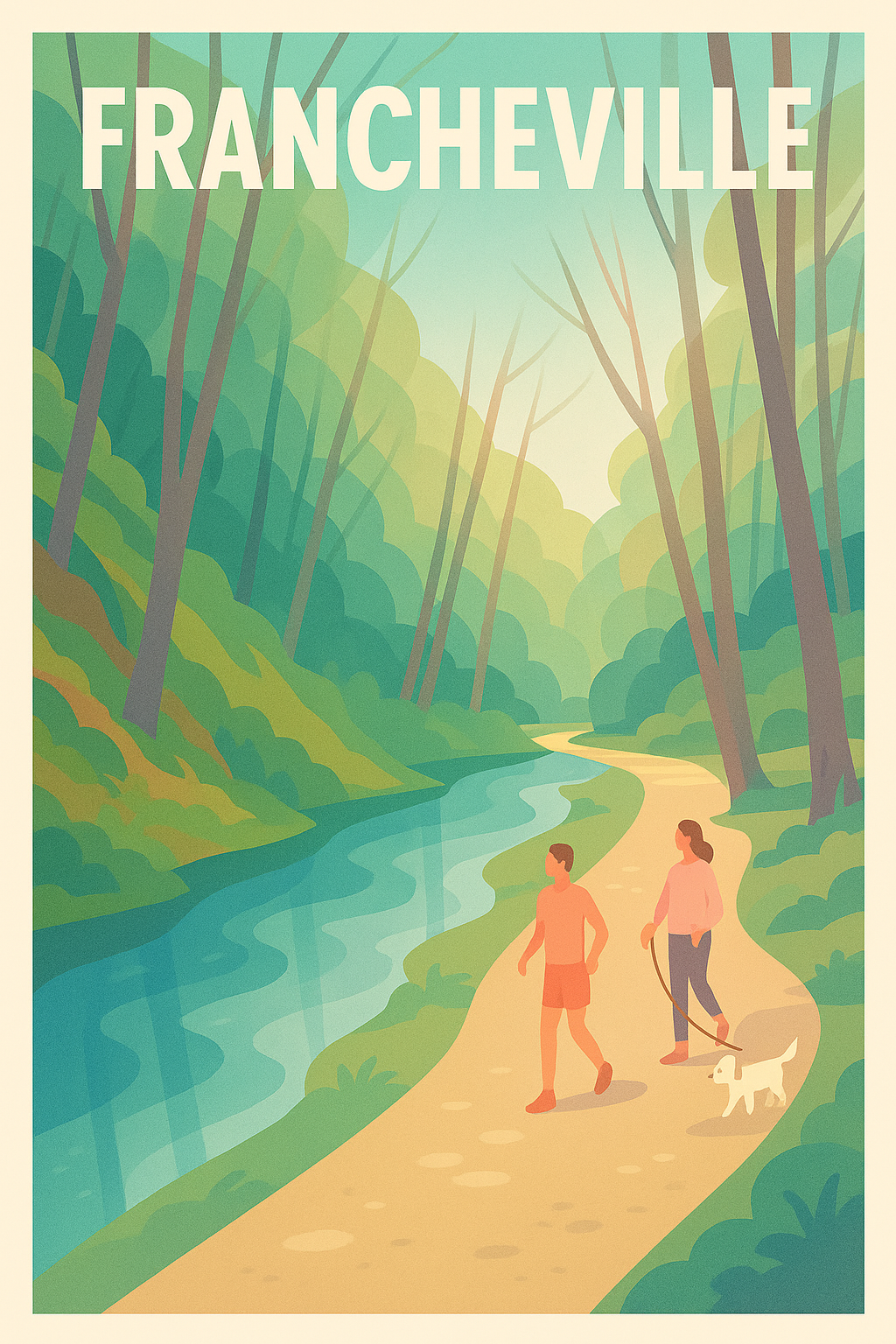 Affiche de Francheville - Balade paisible en nature