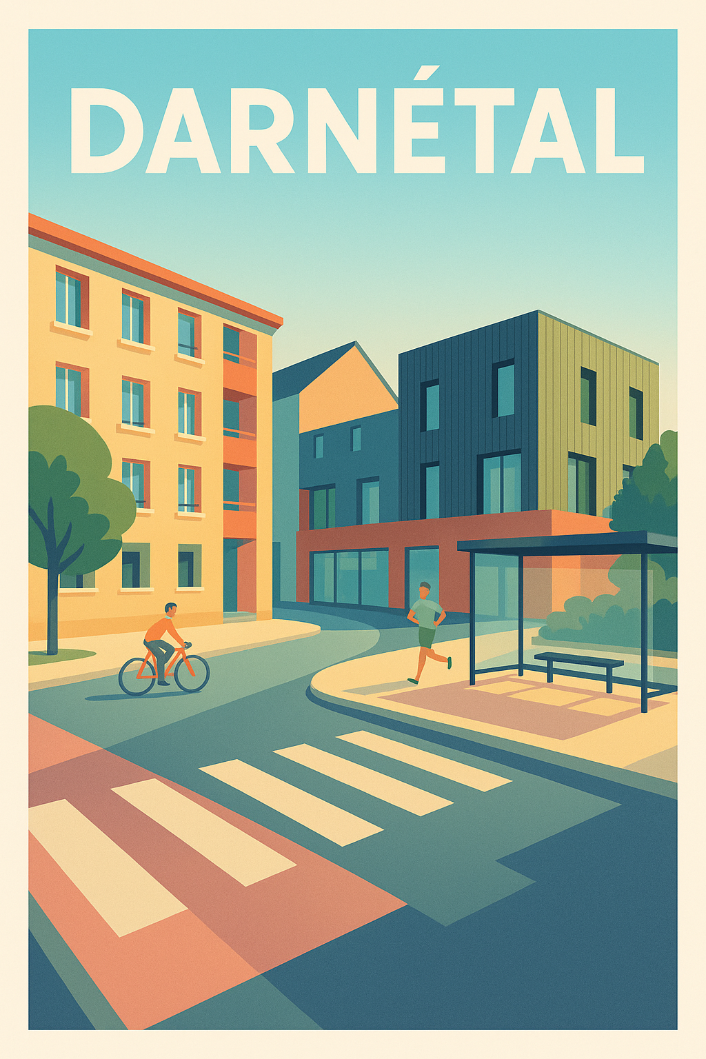 Affiche de Darnétal - Vie urbaine et sérénité moderne