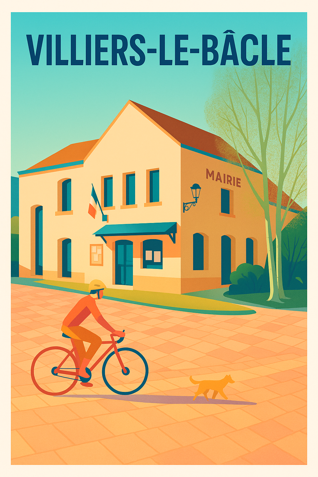Affiche de Villiers-le-Bâcle - Douceur de vivre au cœur du village