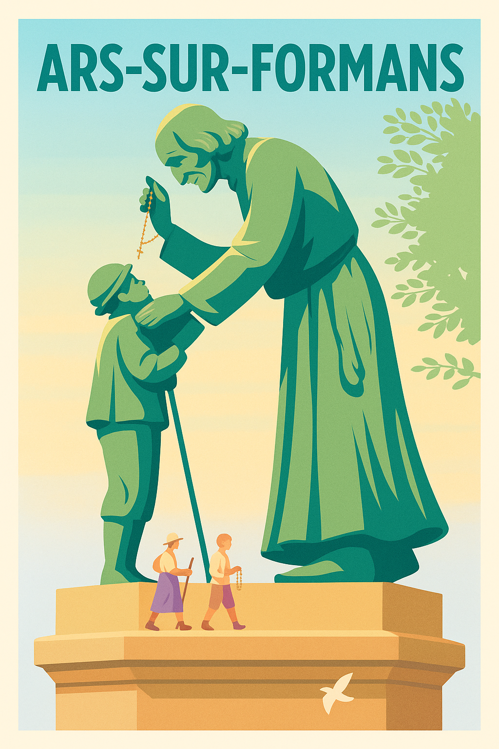 Affiche de Ars-sur-Formans - La spiritualité au cœur de la tradition