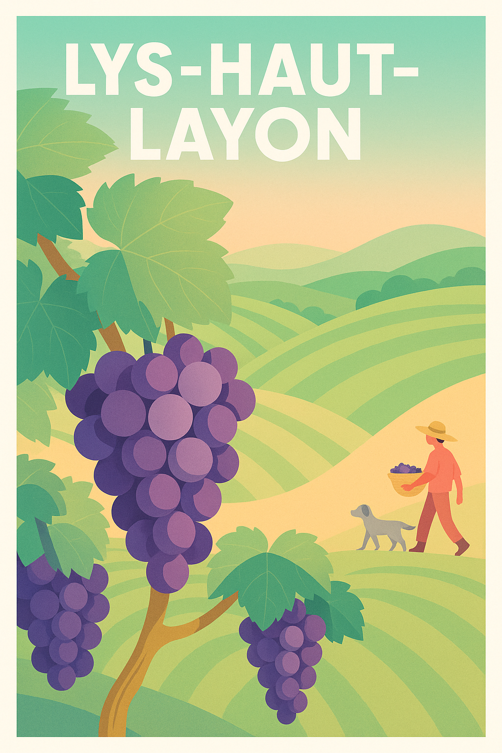 Affiche de Lys-Haut-Layon - L'art de la vendange en douceur