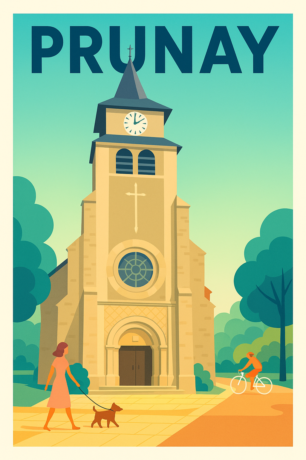Affiche de Prunay - Charme et sérénité au cœur du village