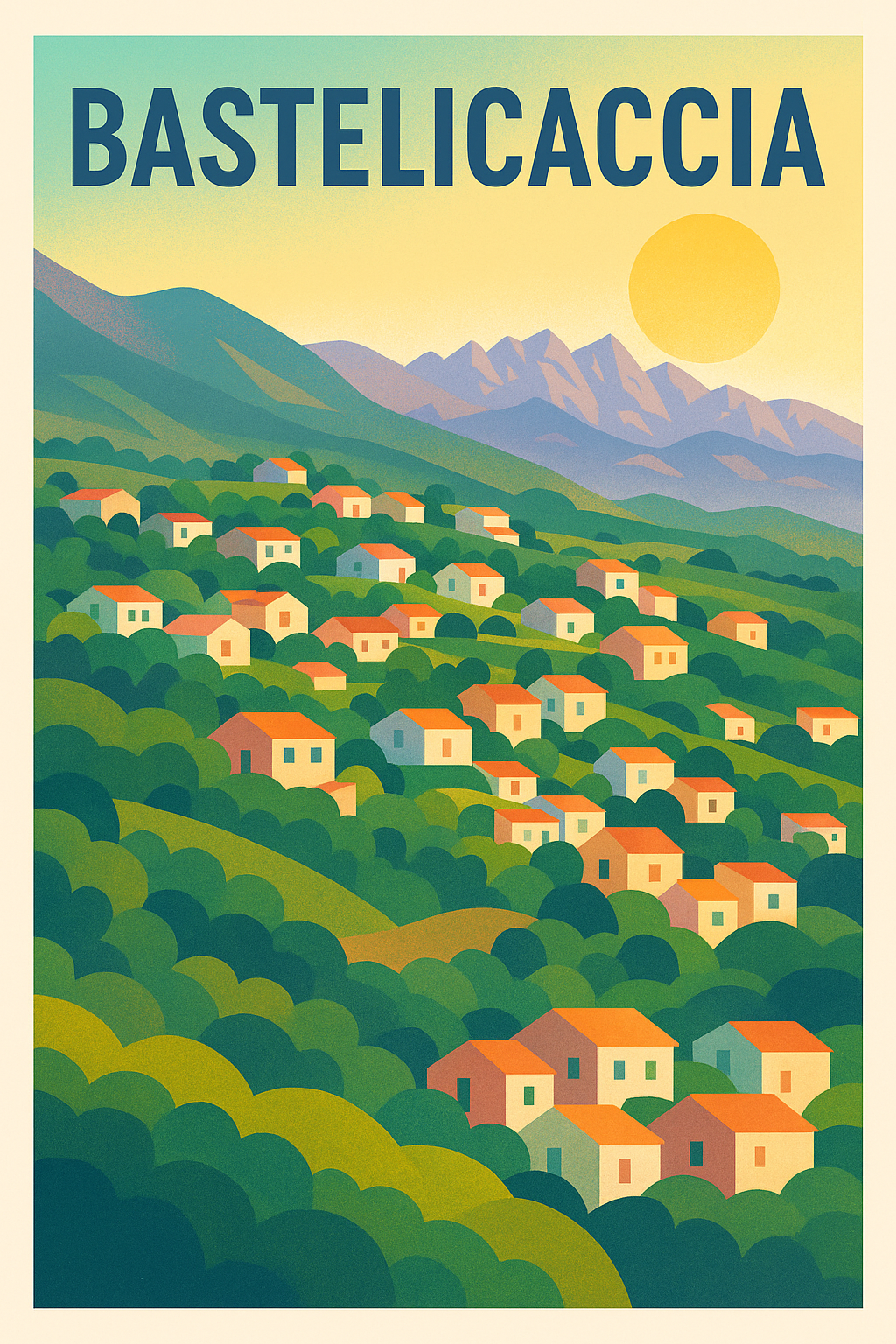 Affiche de Bastelicaccia - Charme et Sérénité en Corse