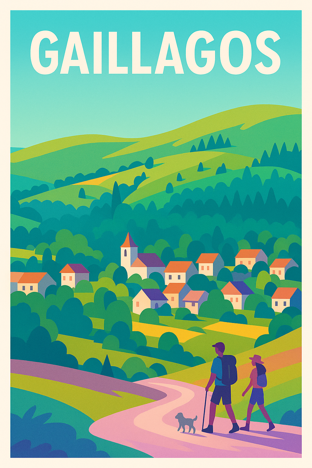 Affiche de Gaillagos - Balade paisible au cœur des Pyrénées