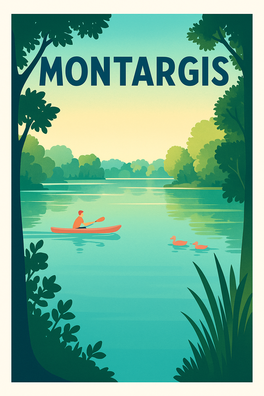 Affiche de Montargis - Sérénité au fil de l'eau