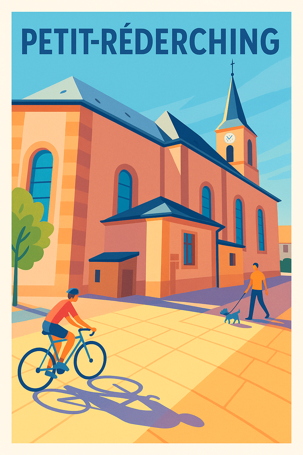 Affiche de Petit-Réderching - Charme paisible et douceur de vivre