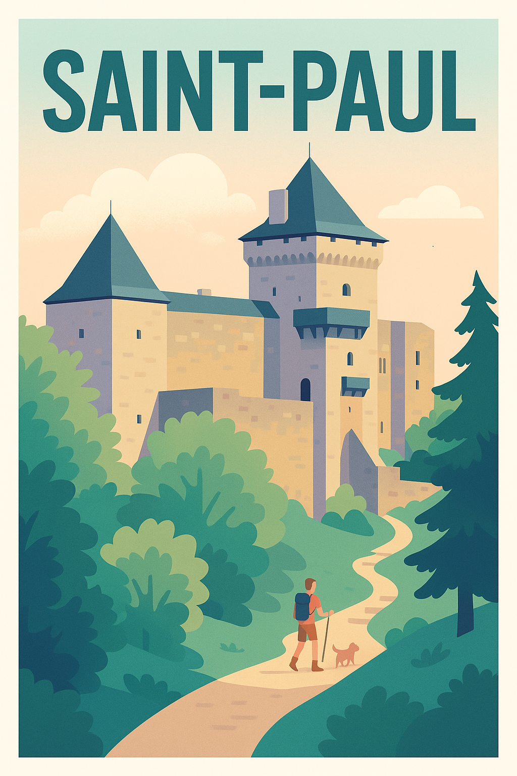Affiche de Saint-Paul - Escapade au Château Médiéval
