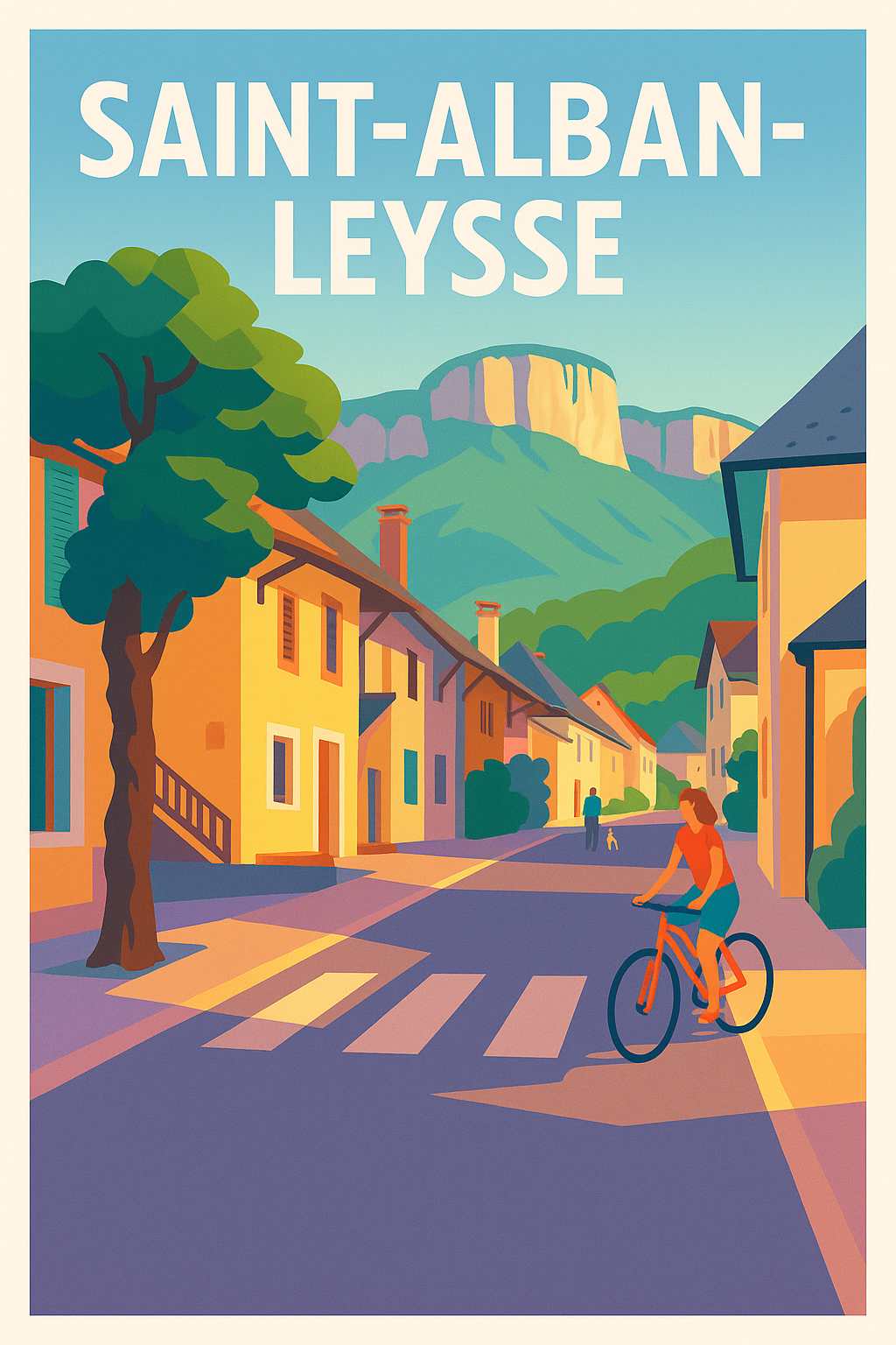 Affiche de Saint-Alban-Leysse - Charme et sérénité au pied des montagnes
